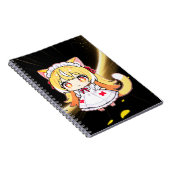 Cute Blonde Chibi Catgirl - Midi Dress ノートブック (右側)