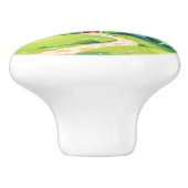 Cute blue and white castle セラミックノブ (側面)