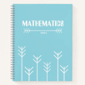 Cute Blue Notebook ノートブック (正面)