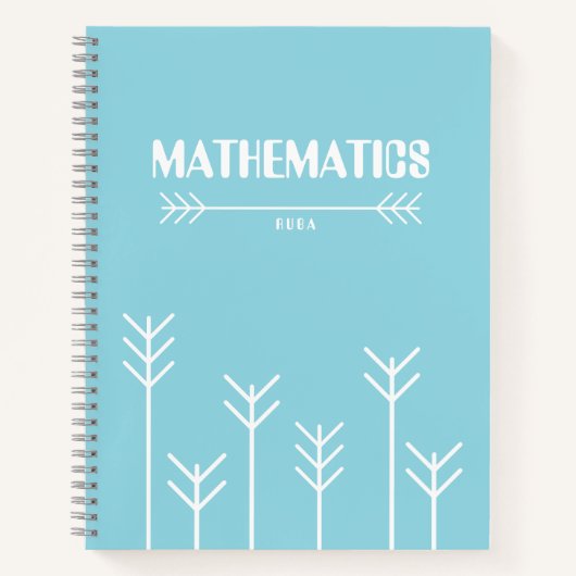 Cute Blue Notebook ノートブック (正面)