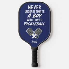 Cute Blue Pickleball Boys Gifts For Kids Player ピックルボールラケット