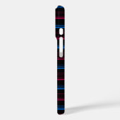 Cute blue pink stripes  Case-Mate iPhoneケース (裏面 / 左)