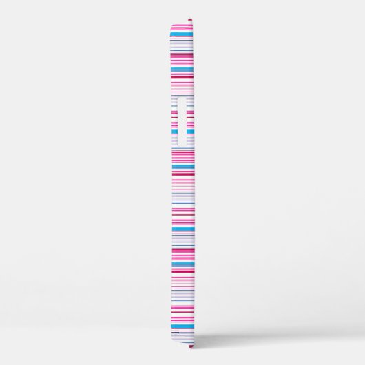 Cute blue pink stripes Case-Mate iPhoneケース (裏面 / 右)