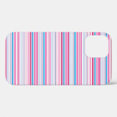 Cute blue pink stripes Case-Mate iPhoneケース (裏面 (横))