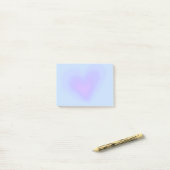 cute blue post it notes  ポストイット (デスク上)
