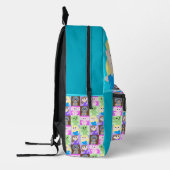 Cute Blue Toy Kids Backpack プリントバックパック (左)