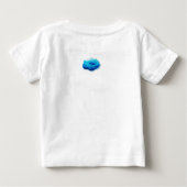Cute Blue Whale ベビーTシャツ (裏面)