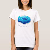 Cute Blue Whale Tシャツ (正面)