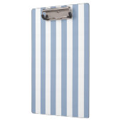 Cute Blue & White Stripe Clipboard  クリップボード (左)