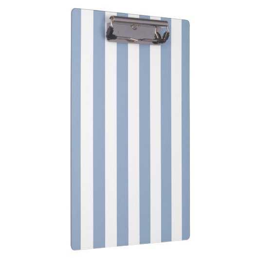 Cute Blue & White Stripe Clipboard  クリップボード (右)