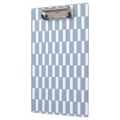 Cute Blue & White Stripe Clipboard  クリップボード (左)