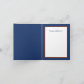 Cute Blueberry pie customizable カード (内部)