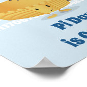 Cute Blueberry Pie Pi Day ポスター (角)