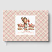 Cute Blush Fairy 4th Birthday Guest Book ゲストブック (正面)