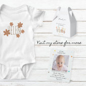 Cute bodysuit custom daisies for kids  ベビーボディスーツ