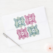 Cute Bohemfloral Style スクエアシール (封筒)