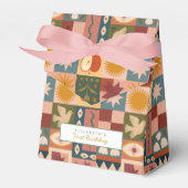 Cute Bohemian Celestial Patchwork フェイバーボックス (正面サイド)