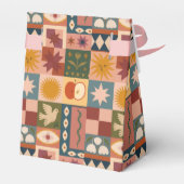 Cute Bohemian Celestial Patchwork フェイバーボックス (裏面サイド)