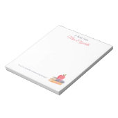 Cute Boho A Note From Teacher Appreciation ノートパッド (回転)