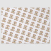 Cute Boho Animal Birthday Party 薄葉紙 (正面)