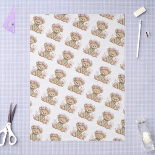 Cute Boho Animal Birthday Party 薄葉紙 (クラフト)