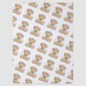 Cute Boho Animal Birthday Party 薄葉紙 (正面)