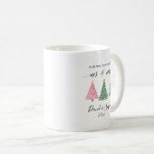 cute boho first Christmas together mug コーヒーマグカップ (正面右)