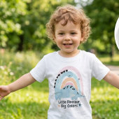 Cute Boho Watercolor Dinosaur Toddler, Personalize ベビーTシャツ