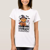 Cute Boo-Dred Dragon Halloween Design Tシャツ (正面)