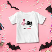 Cute Boo Ghost Mama Spooky  ベビーTシャツ