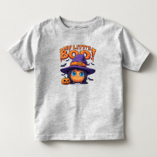 👻🎃 Cute Boo Ghost Witch Toddler Tee ✨🧙‍♀️ トドラーTシャツ