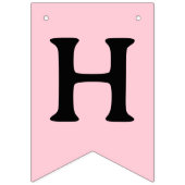 Cute Boo Spooky Ghost Halloween Pink Girl バンティングフラッグ (第1の旗)