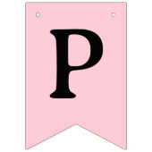 Cute Boo Spooky Ghost Halloween Pink Girl バンティングフラッグ (第3の旗)