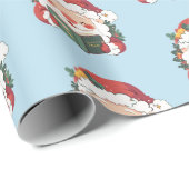 Cute Bookish Santa Claus ラッピングペーパー (ロールコーナー)