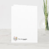 Cute Books & Cats Birthday Card –Cat Lover  カード (裏面)