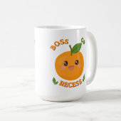 Cute Boss of Recess orange Coffee Mug コーヒーマグカップ (正面右)