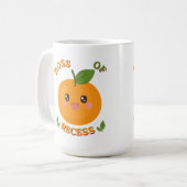Cute Boss of Recess orange Coffee Mug コーヒーマグカップ (正面左)