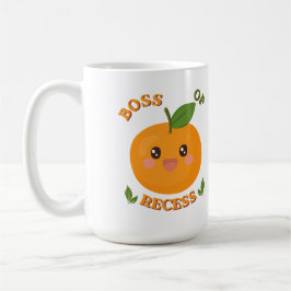 Cute Boss of Recess orange Coffee Mug コーヒーマグカップ