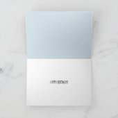 Cute Boston Terrier Birthday Card  サンキューカード (内部)