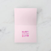 Cute Boston Terrier Birthday Card  サンキューカード (内部)