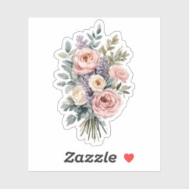 Cute Botanical Flower Stickers | Waterproof Vinyl  シール