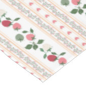 Cute botanical retro artwork strawberry pattern テーブルクロス (アングル)