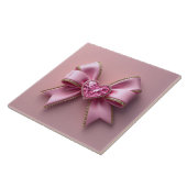 Cute bow Ceramic Tile タイル (側面)