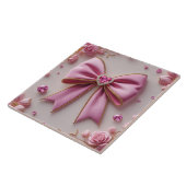 Cute bow Ceramic Tile タイル (側面)