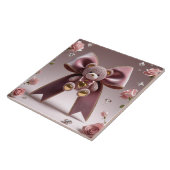 Cute bow Ceramic Tile タイル (側面)