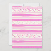 Cute Bow Koala Girl Birthday Invitation 招待状 (裏面)