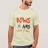 Cute Bows Boos Y'all Halloween Tシャツ (正面)