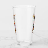 Cute Boxer Dog Funny Christmas Holiday Gifts タンブラーグラス (右)