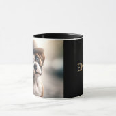 Cute Boxer Puppy – Stylish Dog Art マグカップ (中央)