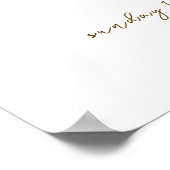 Cute Boy Aviator Airplane Baby Shower Welcome ポスター (角)